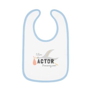 Future Actor, Premiering Soon baby bib, Baby Bib, gender reveal, baby gift, expecting moms, grandmother gift, daddy gift, new mom gift