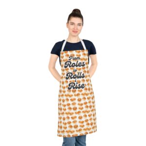 Actor Apron, From Roles to Rolls I Rise, funny Apron, actor gift, theater gift, teacher gift, Baker, cook